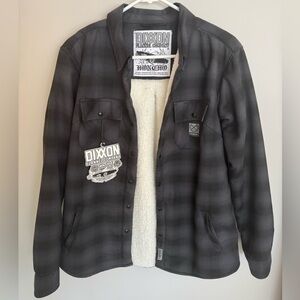 NWT DIXXON Women's Fleece-Lined Plaid Jacket